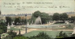 CPA Paris Le Jardin des Tuileries