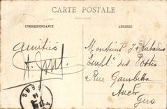 VINTAGE POSTCARD Camp of Ruchard Tents and Militaria hutments