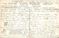 VINTAGE POSTCARD Evening of summer in Brittany