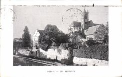 CPA Moret Les Remparts