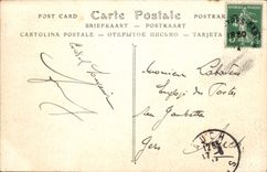 Claustro gótico de Notre Dame de la casa de Chartres de la POSTAL de la VENDIMIA