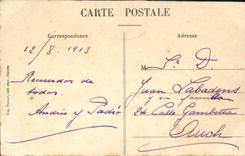 CPA Le Phare de Biarritz Les Mouettes Phare