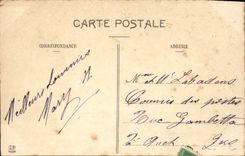 VINTAGE POSTCARD Lucron Plate De Superbagneres In front of the solid mass of Maladetta
