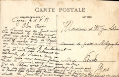 VINTAGE POSTCARD Cognac Town hall Central Frontage