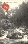 VINTAGE POSTCARD Vichy Cascades of the Salte quarry