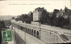 CPA Pau Le Boulevard des Pyrenees