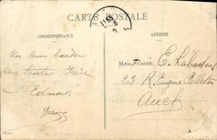 VINTAGE POSTCARD Foret De Fontainebleau Entree of Serves of Apremont