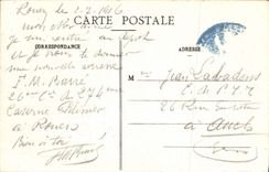 VINTAGE POSTCARD Rouen View Towards the Seine