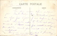 CPA L'Invasion des Barbares Modernes Mont Saint Eloi Route de Berthonval Militaria