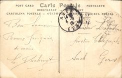 CPA Enghien Les Bains Un Coin de la Terrasse et le Casino