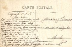 VINTAGE POSTCARD Cognac Rules of François 1st