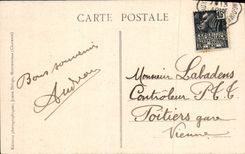 CPA Montmoreau Ancien des Marquis de Rochechouart