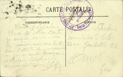 POSTAL Angulema Saint Cybard de la VENDIMIA y el valle de Charente