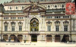 CPA Tours Le Theatre Municipal