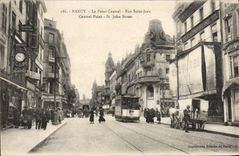 CPA Nancy Le Point Central Rue Saint Jean Tramway