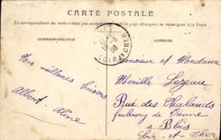 CPA Aix Les Bains Etablissement Thermal Voiture a porteurs