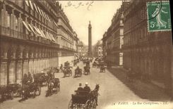 CPA Paris La Rue Castiglione