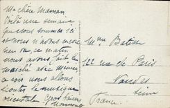 Interior de Argel de la POSTAL de la VENDIMIA del palacio del viejo arzobispo