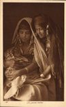 VINTAGE POSTCARD Morocco the young mother