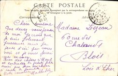 VINTAGE POSTCARD Saumar Thouet