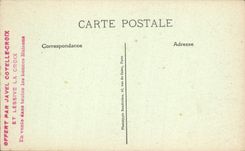 VINTAGE POSTCARD the Great War Creil Street Gambetta Militaria