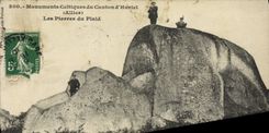 CPA Monuments Celtiques du Canton d'Huriel Les pierres du Plaid 