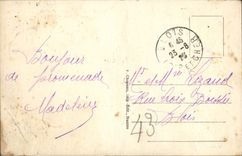 VINTAGE POSTCARD Croisic On the Dimension the Cross has my Enfant daughter