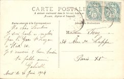 Castillo de la POSTAL de la VENDIMIA de Anet La Chapelle