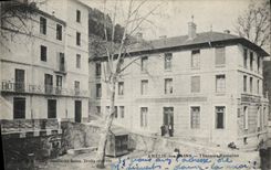 VINTAGE POSTCARD Amelie les Bains Roman Thermal baths