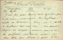 VINTAGE POSTCARD Amiens Street of Boundary-line Tram