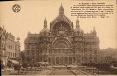 CPA Anvers Gare Centrale