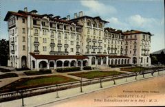 VINTAGE POSTCARD Hendaye Hotel Eskualduna Dimensions D ela sea