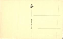 Arcada monumental de Bruselas de la POSTAL de la VENDIMIA del quincuagésimo aniversario