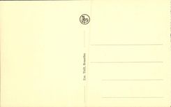 VINTAGE POSTCARD Brussels Places Stock Exchange and Boulevard Anspach Tramway