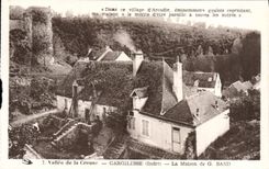 VINTAGE POSTCARD Gargilesse the house of G Sand