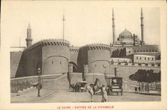 VINTAGE POSTCARD Cairo Entered Of the Citadel