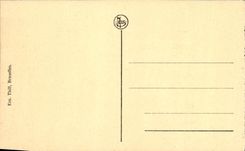 VINTAGE POSTCARD Ghent Church Saint Nicolas and Panorama