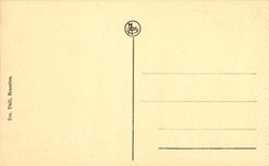 VINTAGE POSTCARD Race the Plane