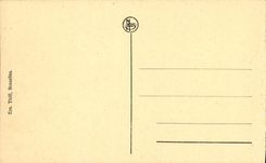 VINTAGE POSTCARD Ghent Places co. Pharailde old old people's home St Laurent and Marche at fish