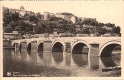 VINTAGE POSTCARD Namur Bridge of Legs and citadel