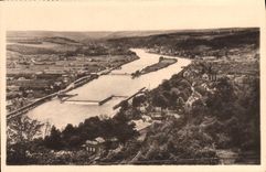 VINTAGE POSTCARD Namur the Island Go there Frotte