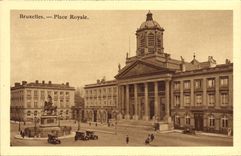CPA Bruxelles Place Royale