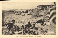 CPA Hossegor Pres Capbreton Sur la plage 