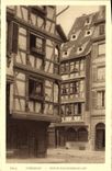 VINTAGE POSTCARD Strasbourg Goes to pigs Delhaus the milk