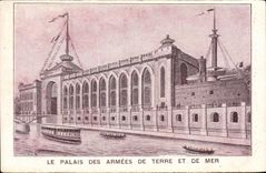 VINTAGE POSTCARD the Palate Of the Sea Paris And Armies