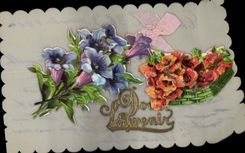 CPA Fantaisie Fleurs 
