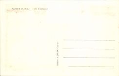 CPA Gizeux Les tombeaux