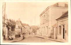 CPA Gizeux La mairie et la poste