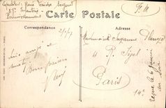 VINTAGE POSTCARD Amiens Streets of Majols and Goat-sucker