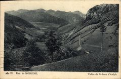 POSTAL Env de Morzine Valley de la VENDIMIA del d Aulph del St Jean